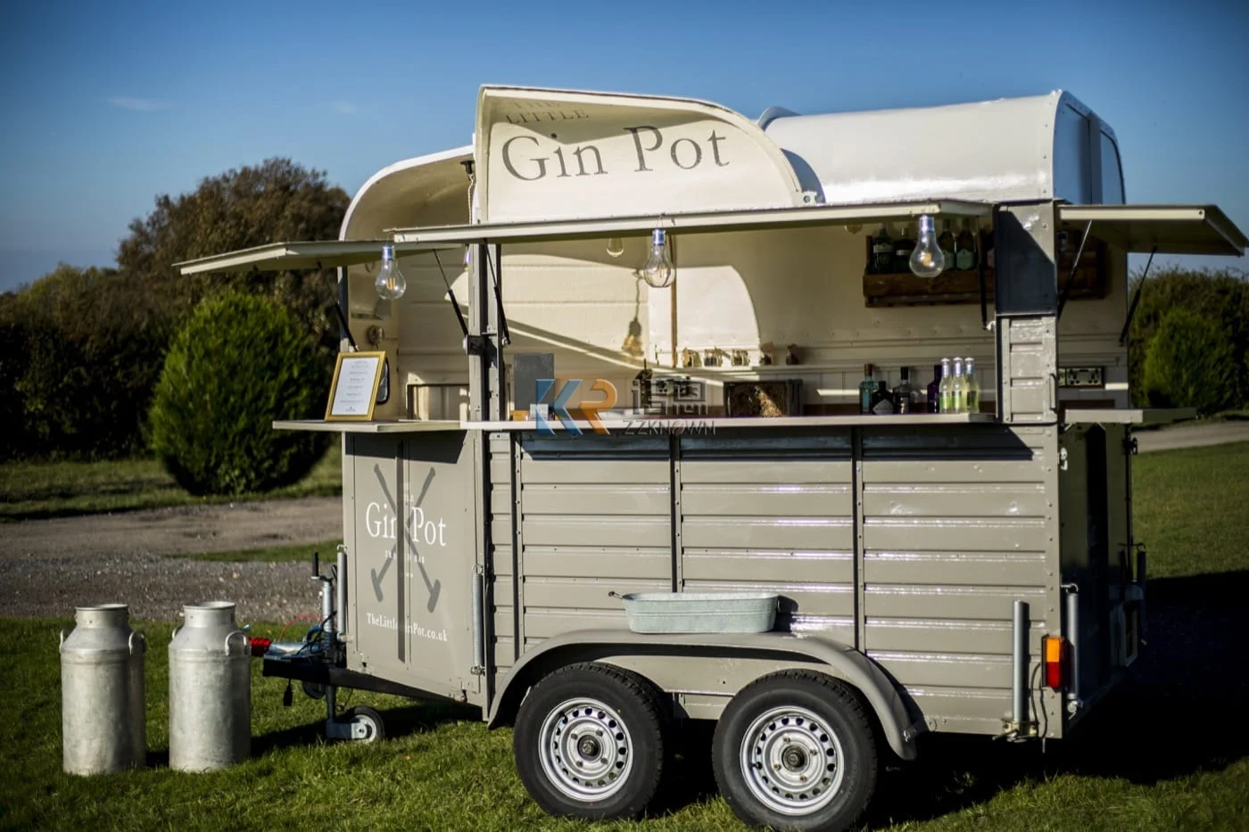 カスタムビンテージバーボックス変換、ビジネスホースボックストレーラー、デザートカート、アイスクリームフードトラック、コーヒー