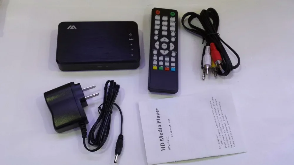 HDD Media Player 1080P USB External Hdd Media Player With VGA SD Support MKV H.264 RMVB WMV Media Player For Car HDDK6