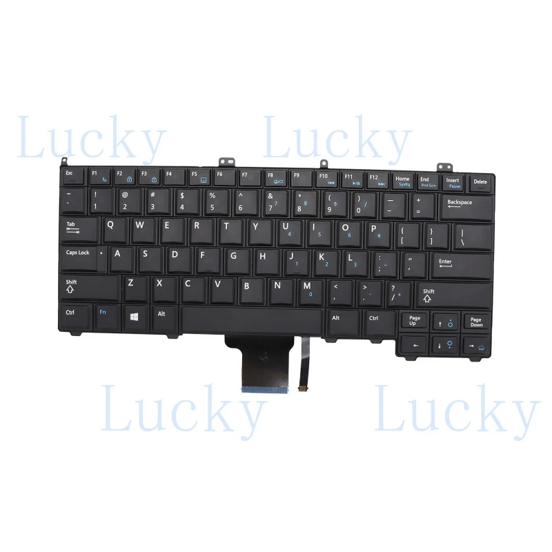 

Клавиатура с подсветкой для Dell Latitude 12 7000 E7240 E7440 RXKD2 CN-0RXKD2