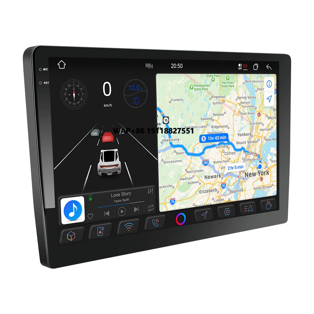 

10 ''12 + 256 ГБ автомобильная стереосистема Android 13 CarPlay Android Auto автомобильный радиоприемник Wi-Fi/GPS/RDS/DSP/IPS сенсорный экран