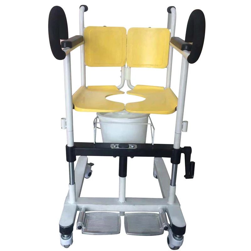 TM-001 Handicap manual transfer chair transfer commode lift chair for patient and elderly