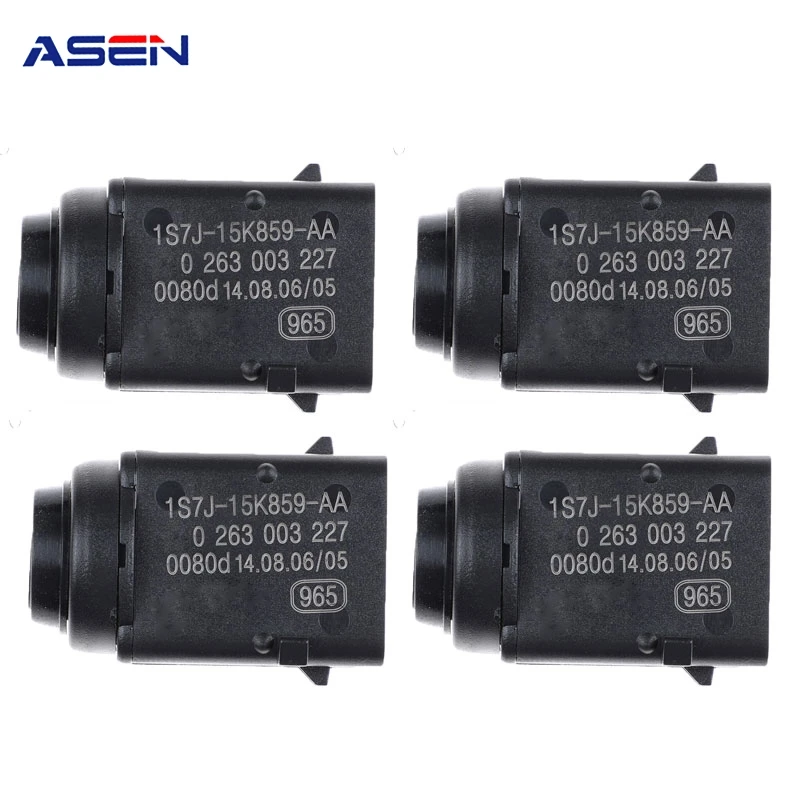 4 шт. автомобильные аксессуары PDC датчик помощи при парковке 1S7J15K859AA 1S7J-15K859-AA для Ford Focus Fusion Fiesta Mondeo MK3 Transit