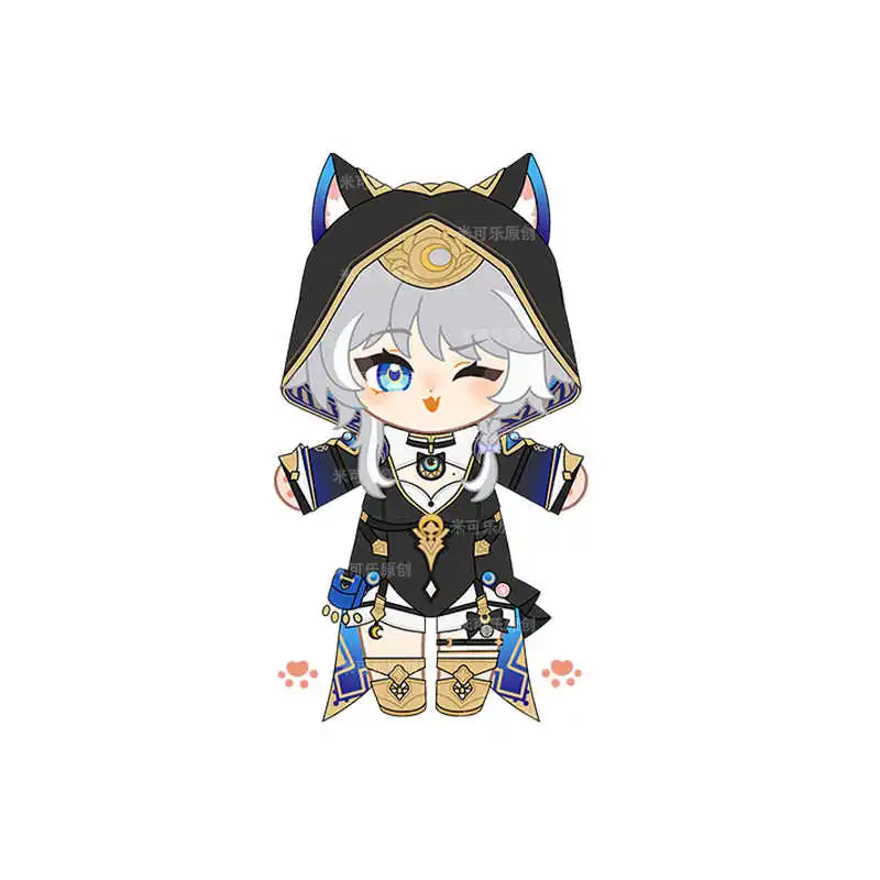 

Game Honkai：Star Rail Cipher Figure Dolls 20cm Anime Plush Cotton Doll Cartoon Cosplay Dress Up Clothes Outfit Toys Gift