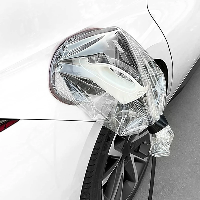 EV Charger Car Cover Rain Proof, Snow Proof, Dust Proof, Transparent Cover For Electric Vehicle, All Weather Protection