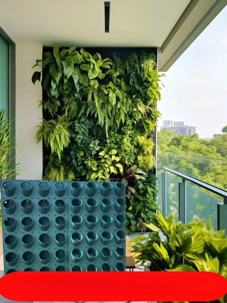 Greening multi-functional planting box indoor intelligent watering three-dimensional wall decoration