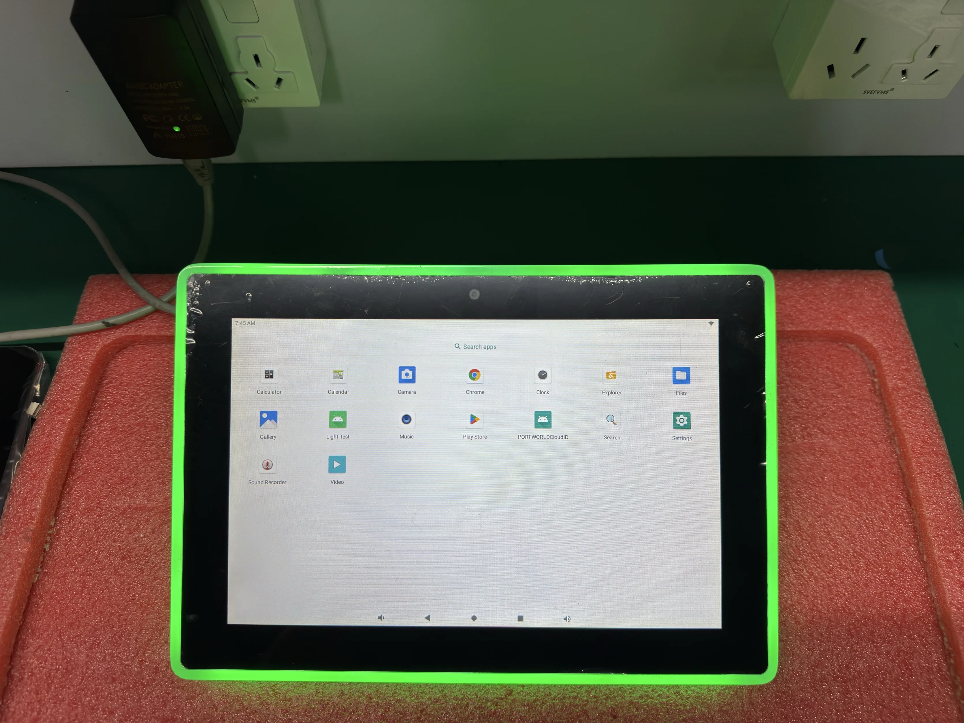 10.1'' Thin Android Touch Display LED Light Surround Smart Home Use Rockchip Capacitive Tablet PC