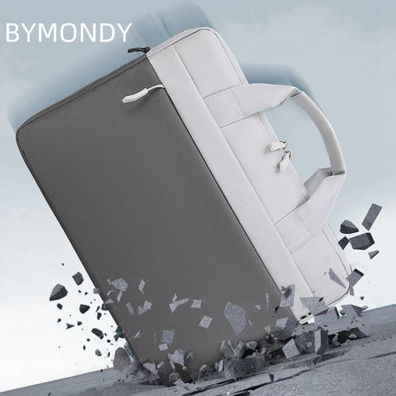 BYMONDY Mixed Colors Men’s Briefcases Business Travel Tote Bags Women and Men Shoulder Crossbody Bag Multifunction Handbags Male