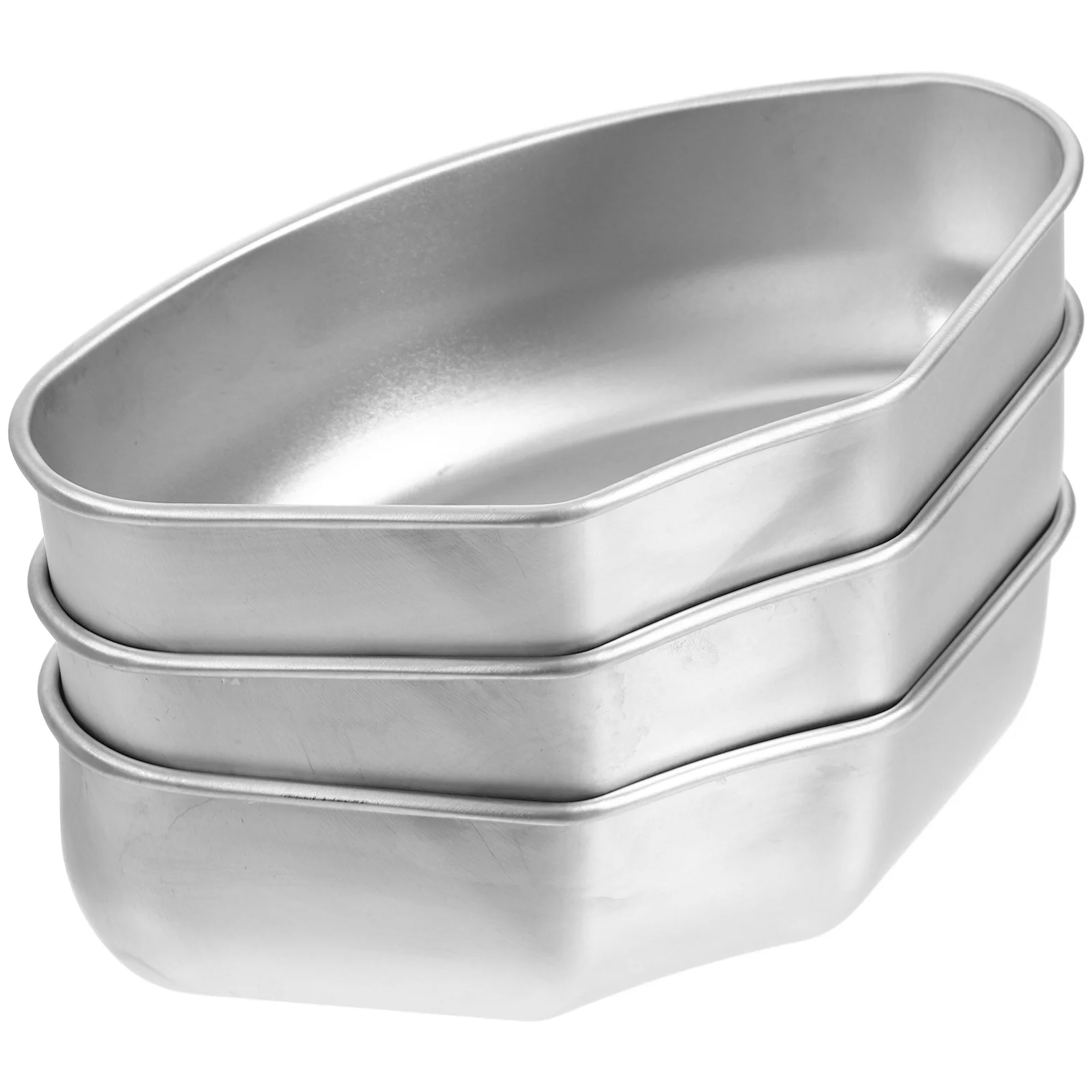 

3Pcs Segmented Fan Shaped Steaming Tray Set Stainless Steel Kitchen Accessories for Pots Ovens Air Fryers Time Energy Efficient