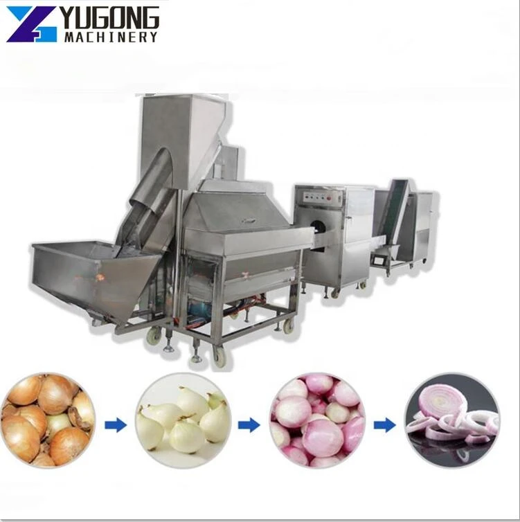 YG Industrial Onion Peeling Machine Onion Root Cutting Machine