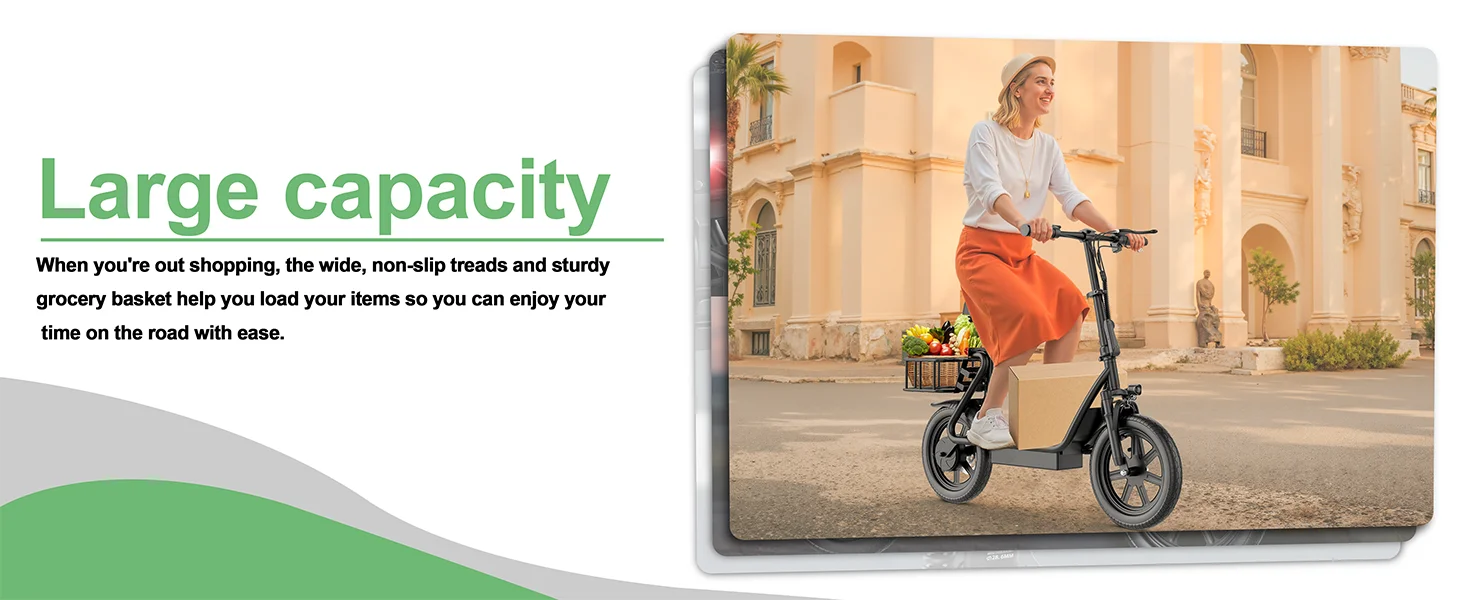 Foldable electric bike compact design