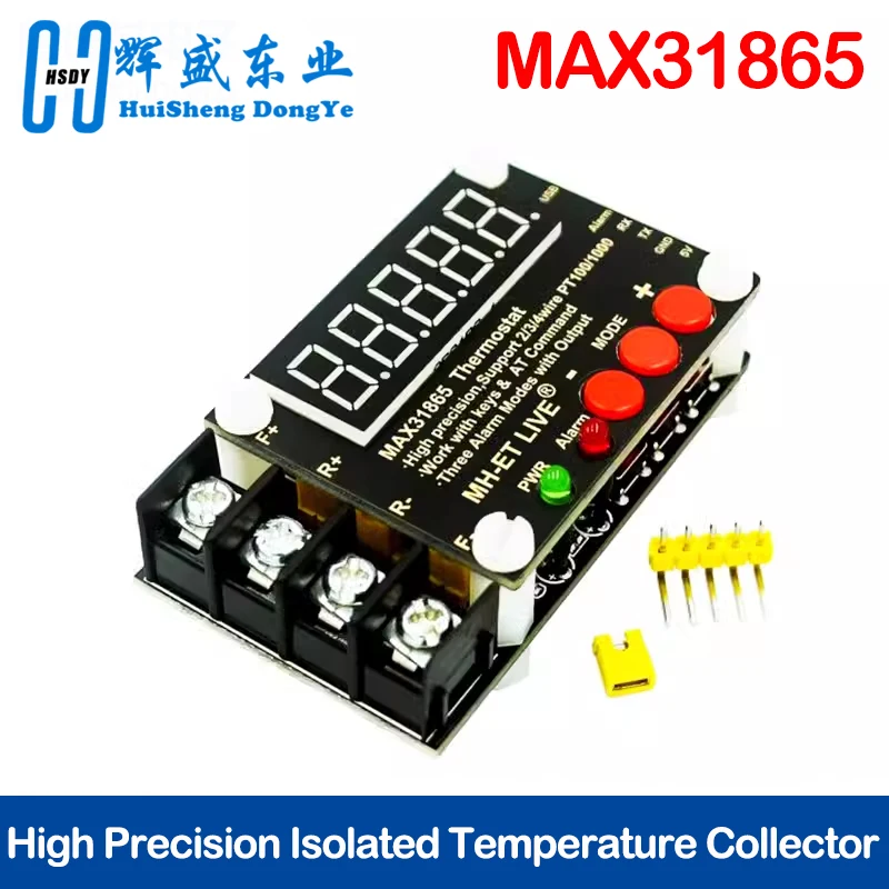 MAX31865 Temperature Measurement Module Collector High Precision PT100 PT1000 Serial Port Host Computer For Ardunio/STM32/PI