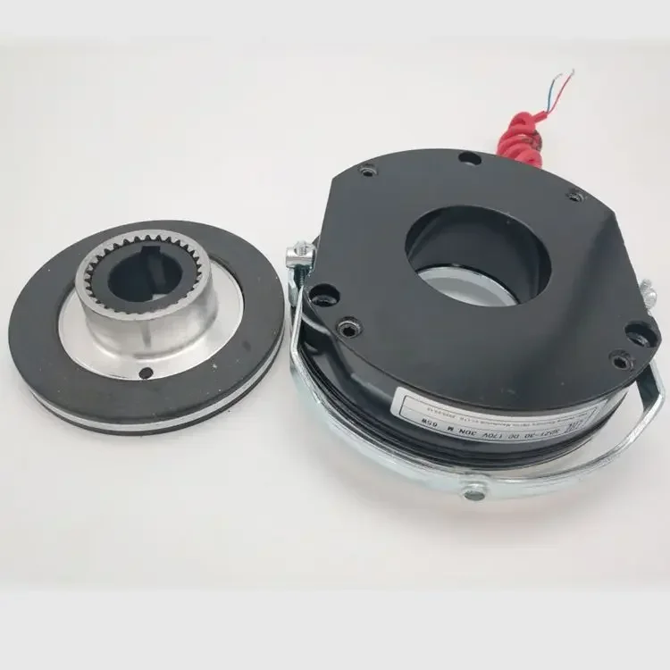 dc spring applied industrial electromagnetic brake with friction plate