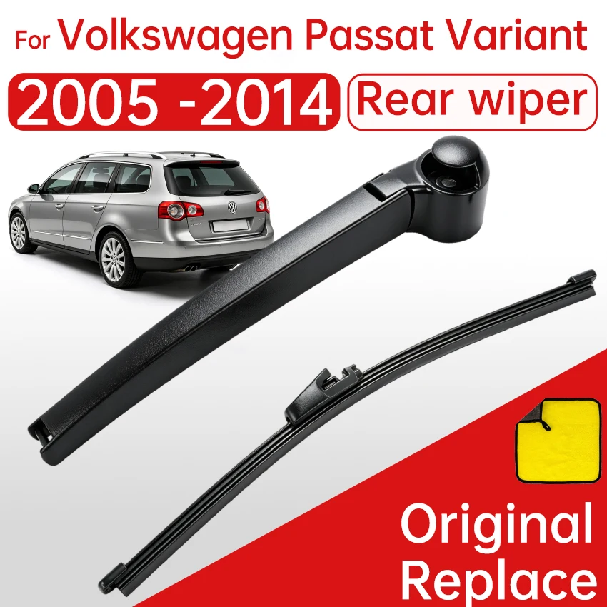 Car Rear Windshield Wiper Arm and Blade for VW Passat B5 B6 and B7 2005 -2014 Seat Leon MK2  Car Window Windscreen Wiper