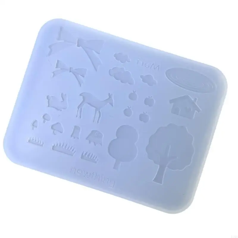 قوالب فوندان سيليكون متعددة الوظائف سهلة الاستخدام ونظيفة، قوالب إكسسوارات صغيرة مناسبة للكعك والحلويات