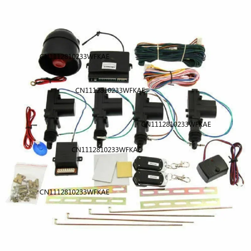 Car Intelligent Alarm Keyless Entry System Engine Security Protection Remote Start Stop Button 4 Door Car Power Locks Actuator