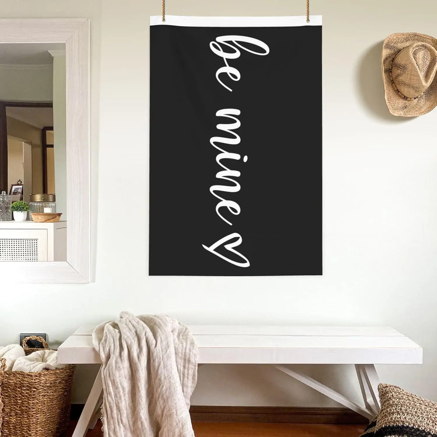 Flagicts 100% Polyester Heart Be Mine Flag