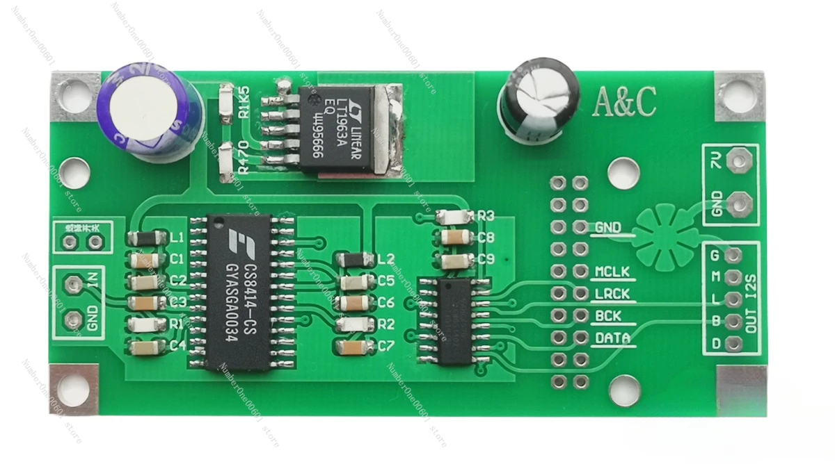 Interface I2S Input Compatible 3rd Generation CS8414 Coaxial Receiver Boards