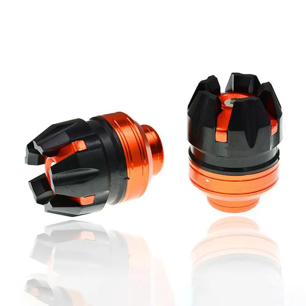 Crash Fork Cup Anti Collision Anti-fall CNC Frame Shock Cup Slider Wheel 2PCS Motorbike Motorcycle Pads 68*51mm