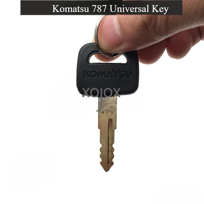 XOJOX 1 PC Key For Komatsu PC56/60/70/110/200/220/300/450 Ignition Key For 787 Excavator Parts