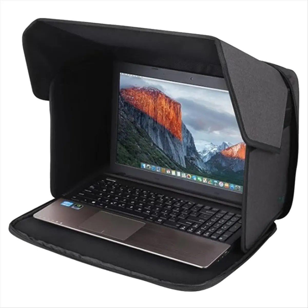 [VALUE PACK]Laptop Sun Shade Privacy Screen Hood Portable Foldable Laptop Bag Outdoor Working for Notebook Sunshade