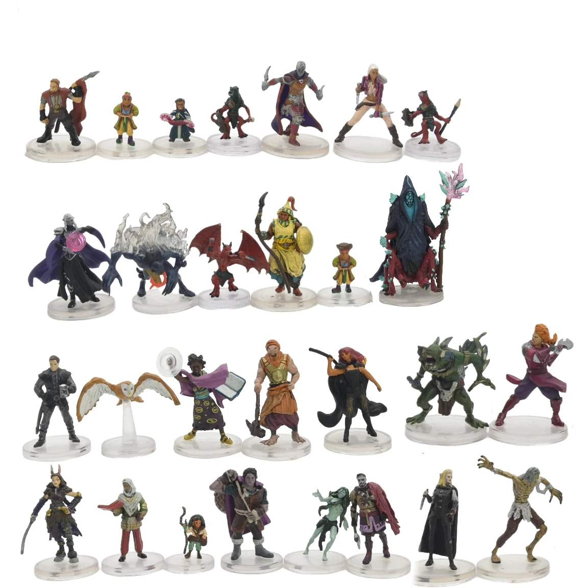 TRPG Board Game Hầm Ngục Bức Tiểu Họa Nhân Vật Chiến Binh Pháp Sư Warlock Quốc Yêu Tinh Con Người Ác Orc Robot Mô Hình Nhân Vật