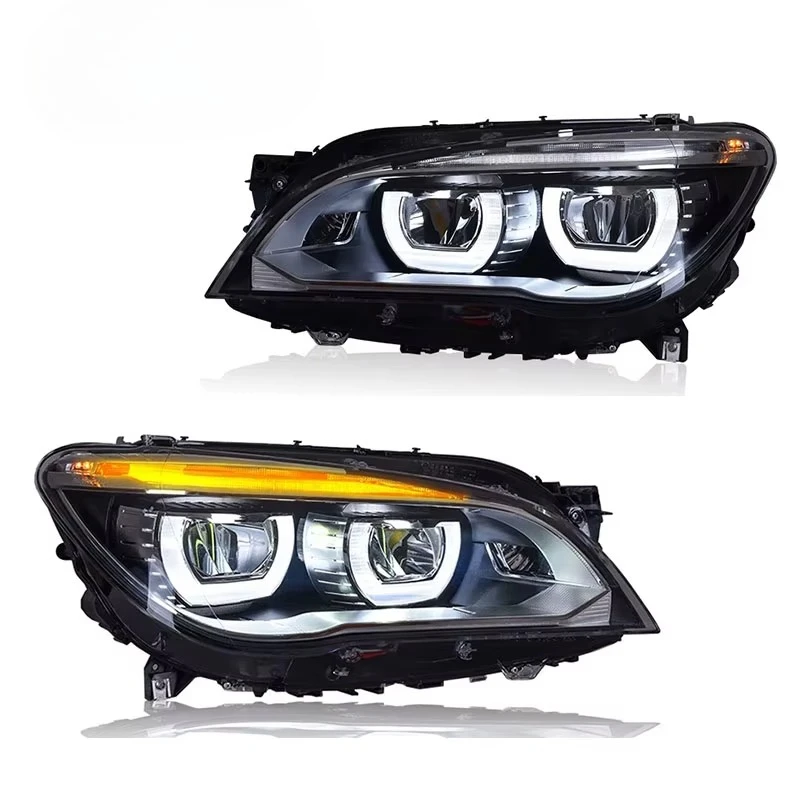 

SJC Auto for BMW F01 F02 Headlights 740i 730i 735i Full LED Head Front Lamp DRL Projector Lens 2009-2015 Year Car High-quality