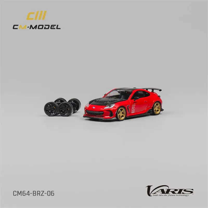 CM MODEL 1:64 BRZ Varis BRZ ARISING-1 Red Diecast Model Car