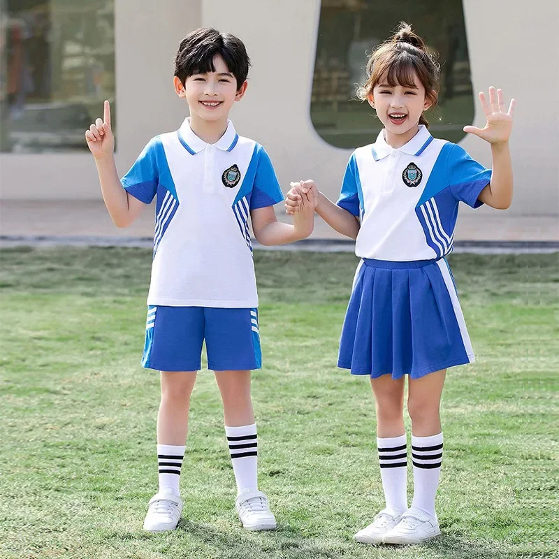 

Primary school students summer children's June 1 performance school uniforms class kindergarten uniforms sports suits