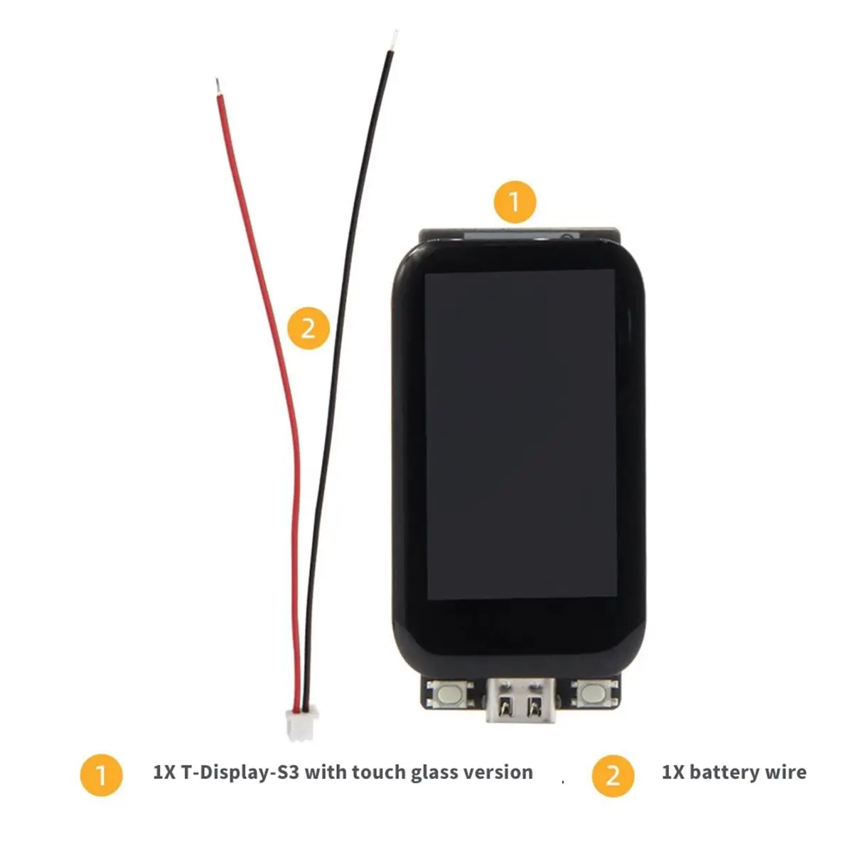 T-Display- Touch Version 1.9 Inch LCD WiFi Bluetooth Development Board - Programmable Screen Module Welded