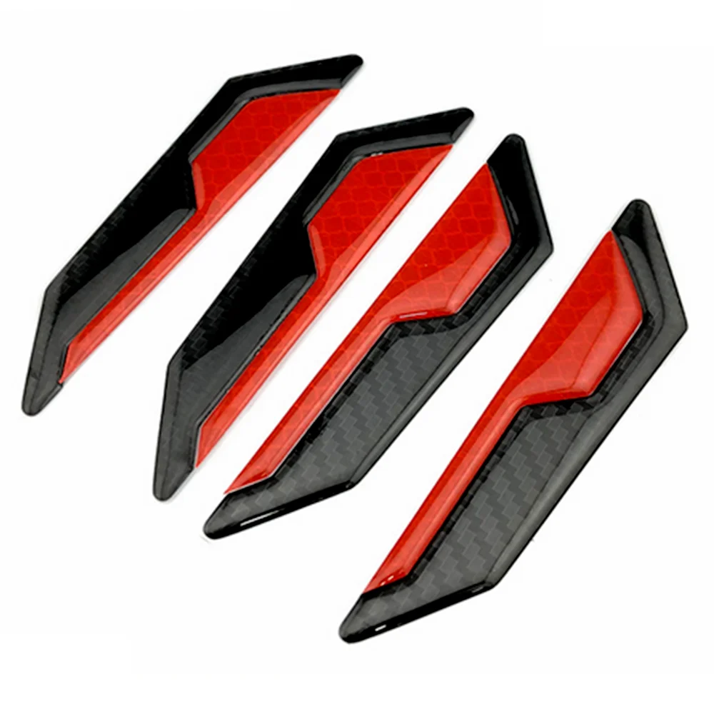 

4pcs Car Side Door Edge Scratch Anti-Collision Protector Strip Sticker Accessories