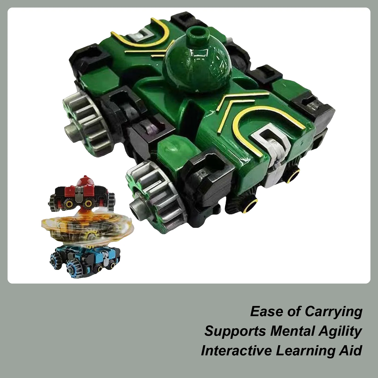 Spinner Fidget Toy Cool Spinners Fidget Transformable Car Portable Fingertip Gyroscope Party Favors For Children Adults Boys