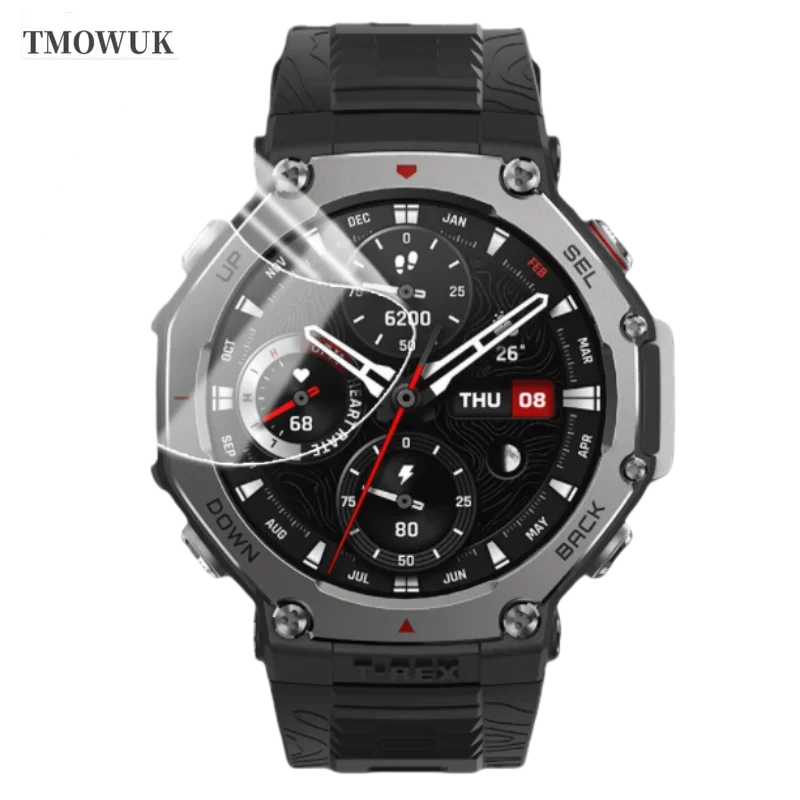 

For Amazfit GTR 42 47mm T Rex 2 3 T-Rex Pro T-Rex 3 Ultra Screen Protector Soft TPU Hydrogel Film HD Clear Anti-scratch Watch