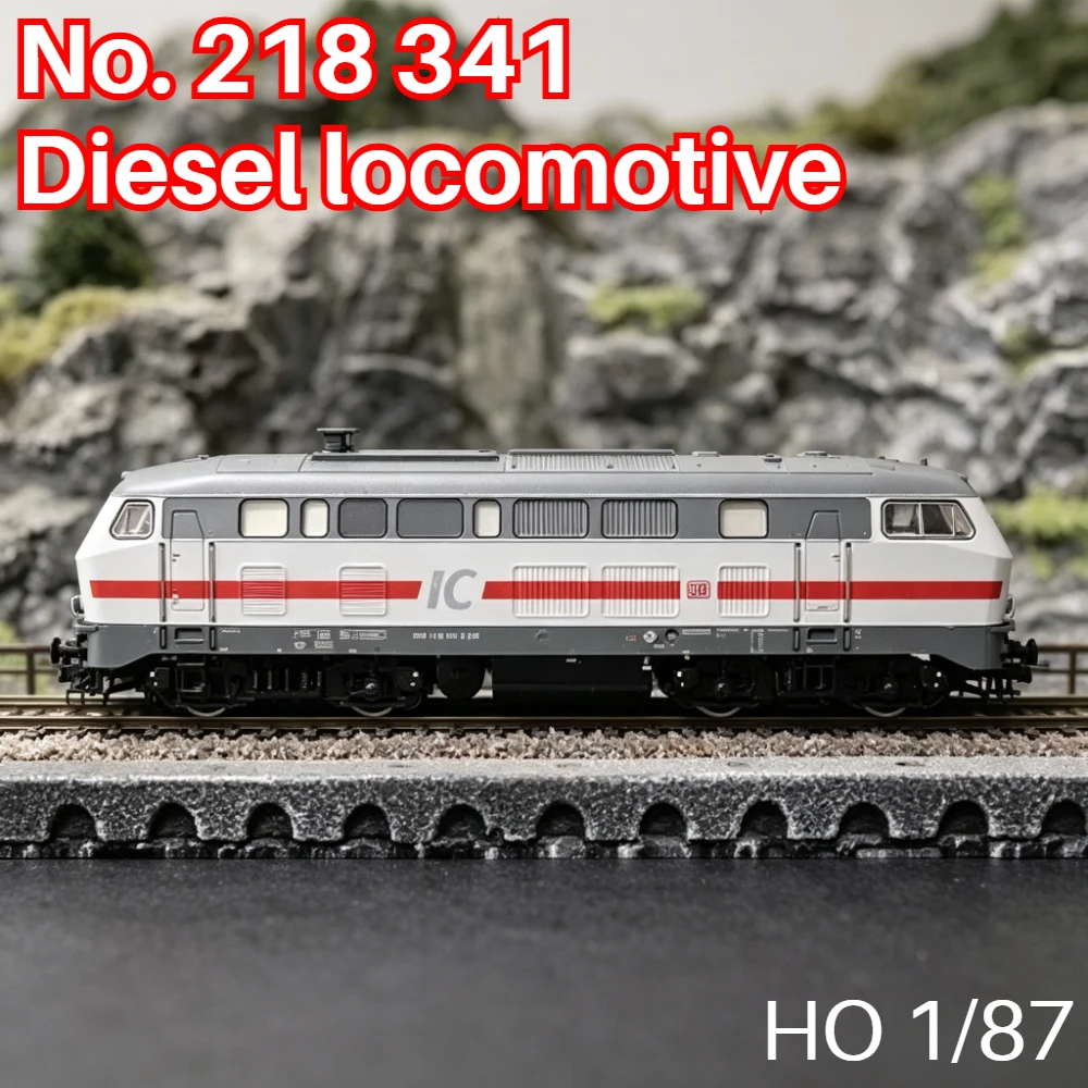 ROCO HO Type 1/87 Train Model 218 341 Diesel Locomotive 7310035 IC Coating Digital Sound Effects Simulation Train Adult Toy Gift
