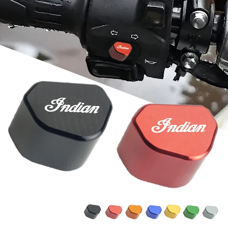 CNC Locomotive Motorcycle Turn Signal Switch Button Replace  For Indian scout Sixty bobber Chief Vintage Springfield Challenger