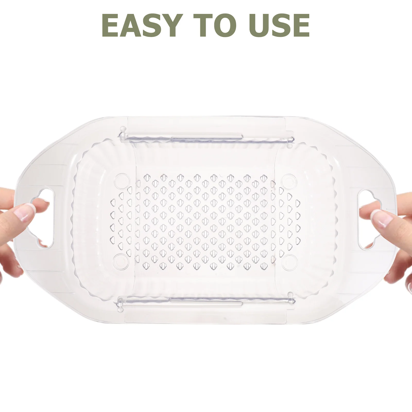 

Sink Strainer Colander Basket Wash Dishes Filter Pasta Fruit Draining Stainless Steel