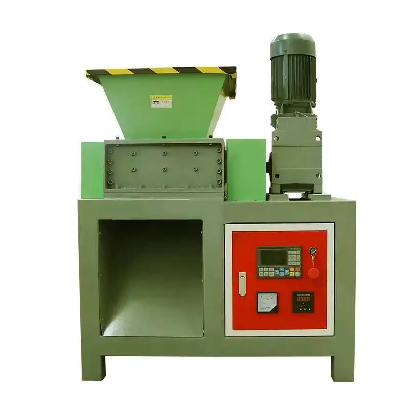 High-quality shredders for tearing up waste tires, aluminum cans, plastics, and wood