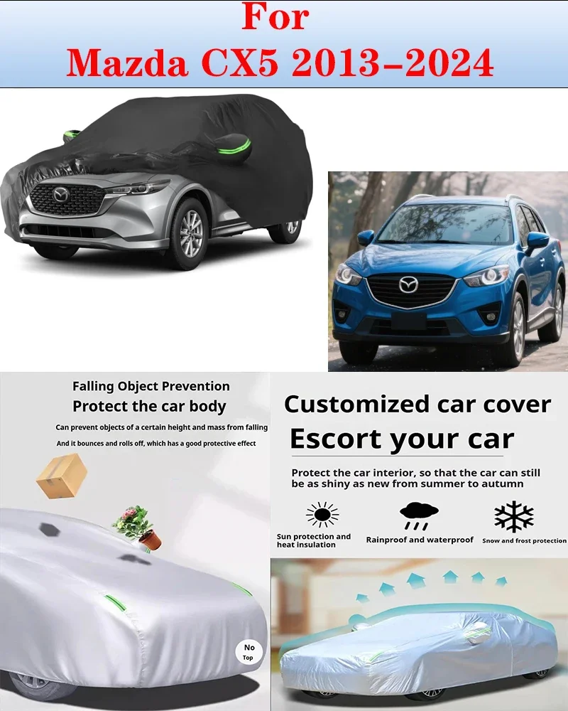 

Windproof Car Cover Compatible with 2013-2024 Mazda CX5 All Weather Waterproof Sun Rain UV Dust Snow Protection Outdoor Covers