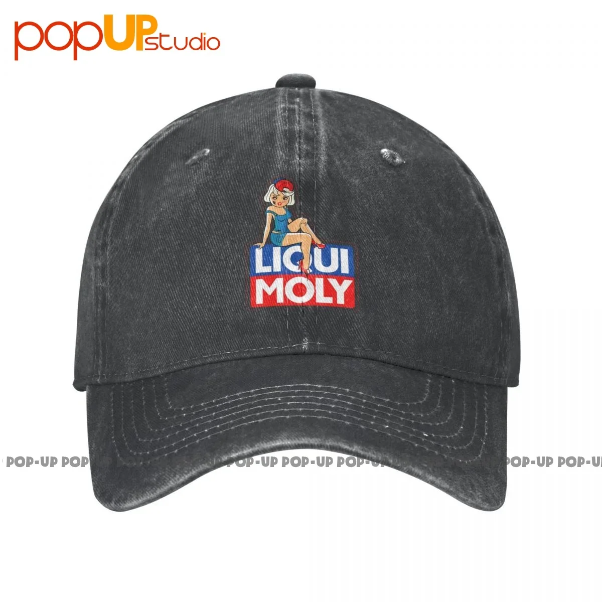 Liqui Moly Honduras Logo Washed Denim Baseball Cap Trucker Hats Cute Best Seller