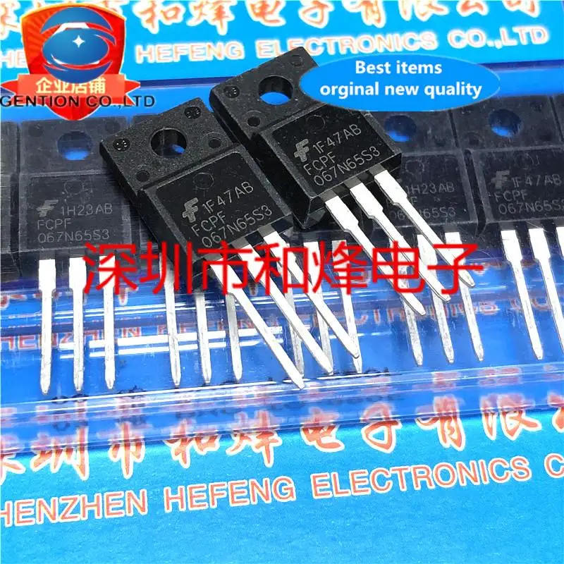 

10pcs 100% orginal new FCPF067N65S3 TO-220F 650V 44A