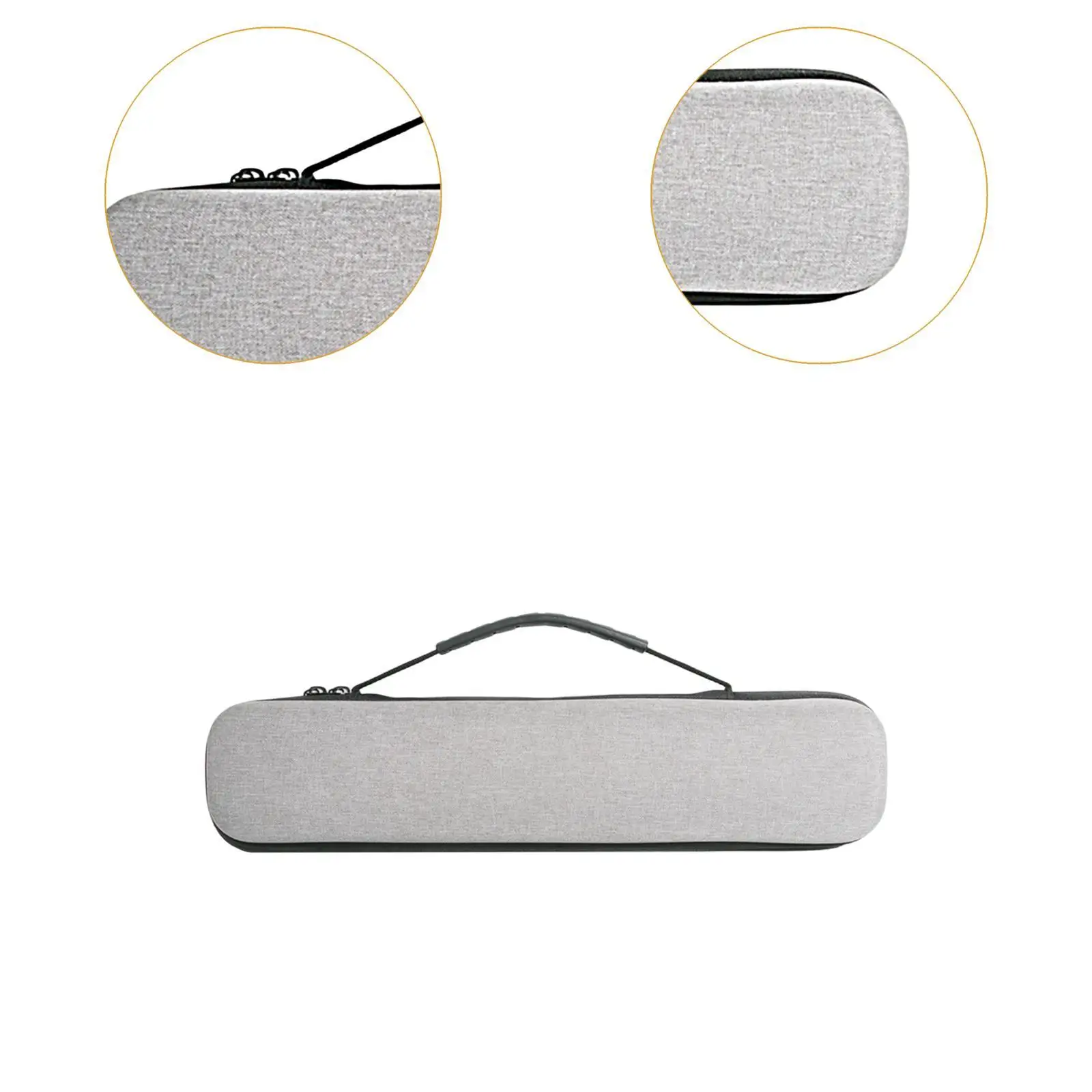 Fishing Lures Rod Bag EVA Material Spacious Hard Case for Fishing Gear Accessories Storage Home and Travel