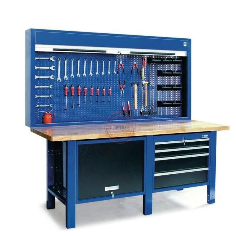 Heavy Duty Steel Modular Workbench Cabinet Drawers for Manufacturing Industrial Laboratory Workplaces Repair Tool Table Pro