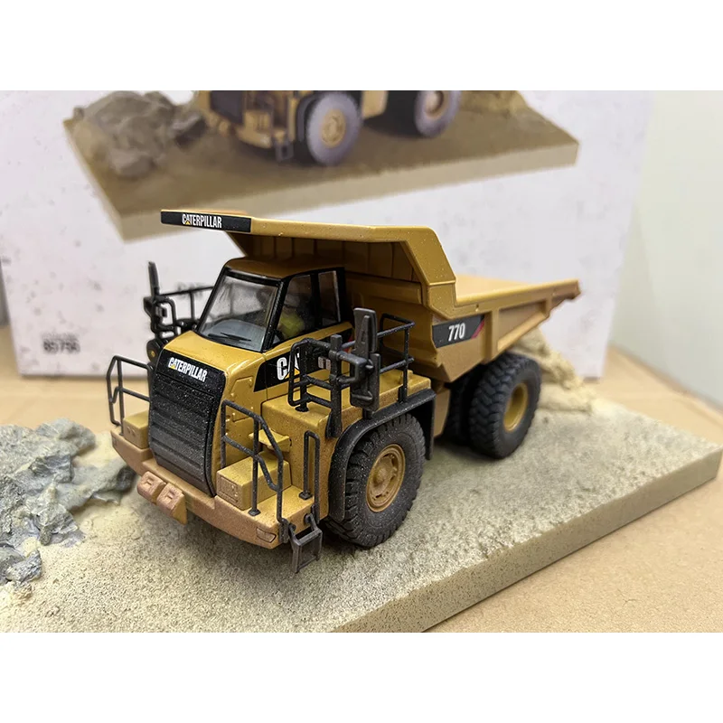 

DM Diecast Alloy 1:50 Scale CAT 770 Mining Dump Truck Cars Model Adult Toys Classics Collection Ornament Souvenir Gifts Display