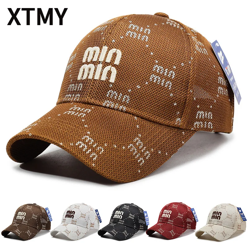 

Women's Baseball Cap Sunshade Men Sun Hat Breathable Sunscreen Hats Net Hat Korean Version Tide Outdoor Sports Versatile Caps