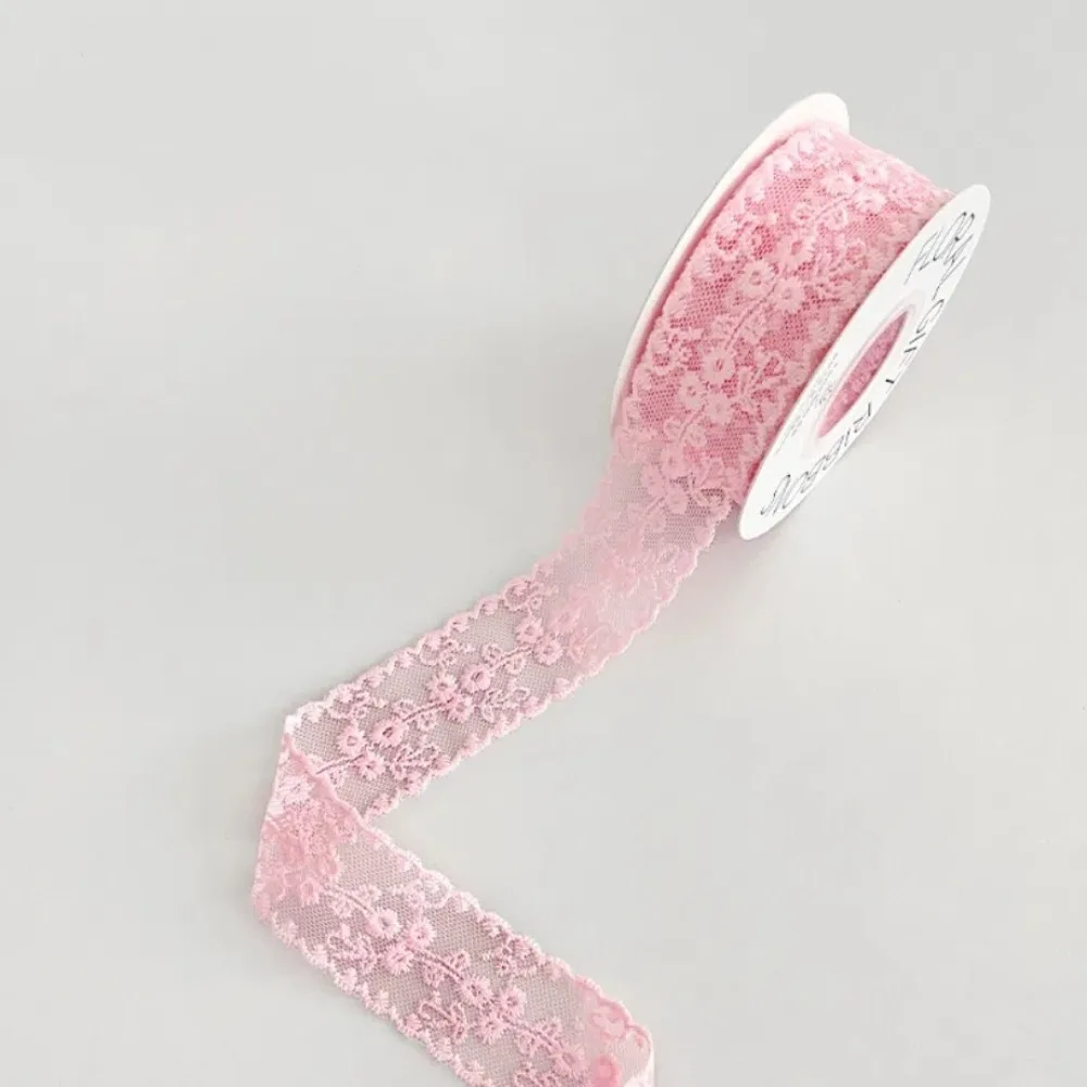 

Decorative 38mm Lace Carved Ribbon Hollow Handmade DIY Silk Ribbon Gift Materials 8 Yards Gift Wrapping Ribbon Cloth