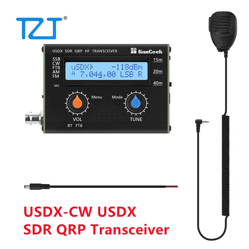 HAMGEEK USDX-CW/USDX-FT8 5W usDX SDR QRP Transceiver QCX-SSB to SSB 15m/20m/40m 3-Band All Mode HF Transceiver image 3