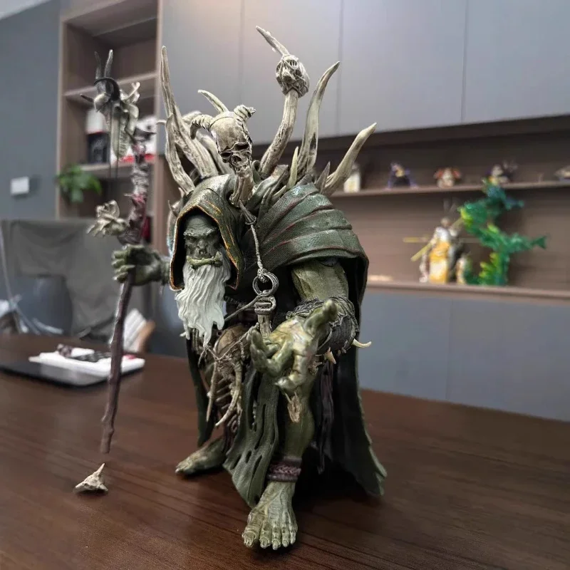 37cm World of Warcraft Anime Figure Guldan Action Figures pvc Statue Collection Desktop Decoration Birthday Christmas Toy Gifts