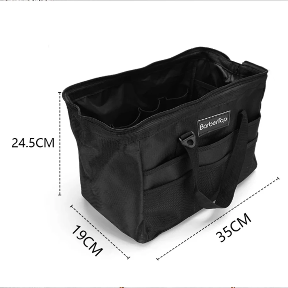 Barber Hairdressing Tool Storage Bag Large Capacity Cosmetic Organizer Salon Hair Stylist Tool Multifunctional Messenger Bag