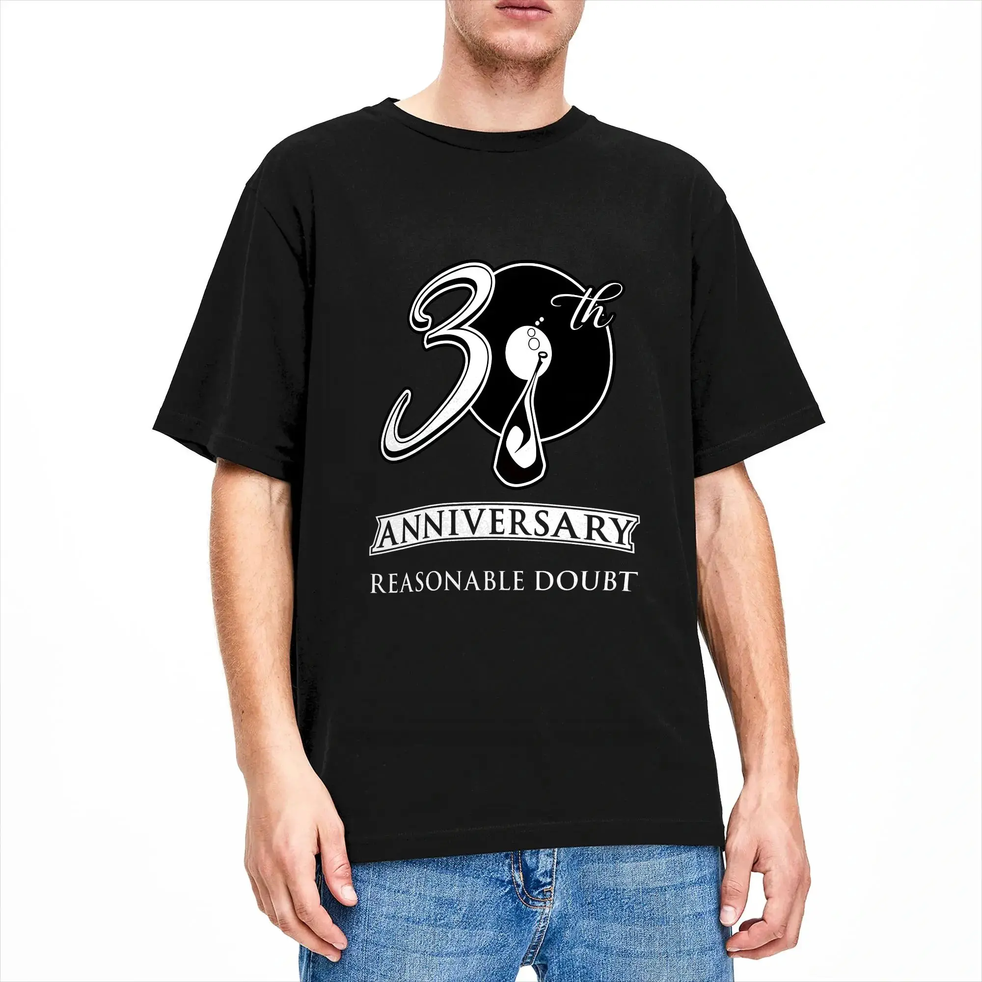 Jay Z Reasonable Doubt 30th Anniversary T-Shirt Man  Vintage T-Shirts Summer O-Neck Harajuku Tees Dropshipping Big Size Clothes