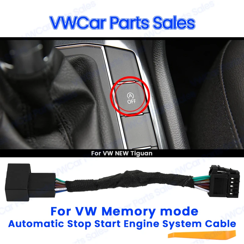 For VW New Tiguan Automatic Stop Start Engine System Off Device Control Sensor Default Eliminator Adapter Cable