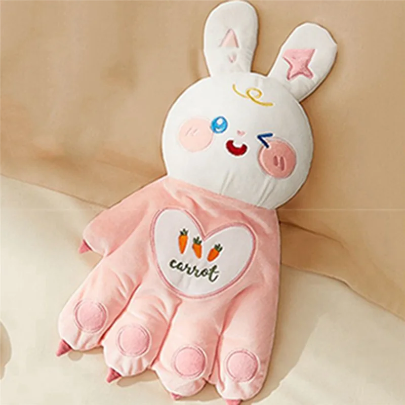 A04F-新生児用スージングパームピロー - 愛らしい寝かしつけ、落ち着くための睡眠補助、穏やかな睡眠のための安心枕